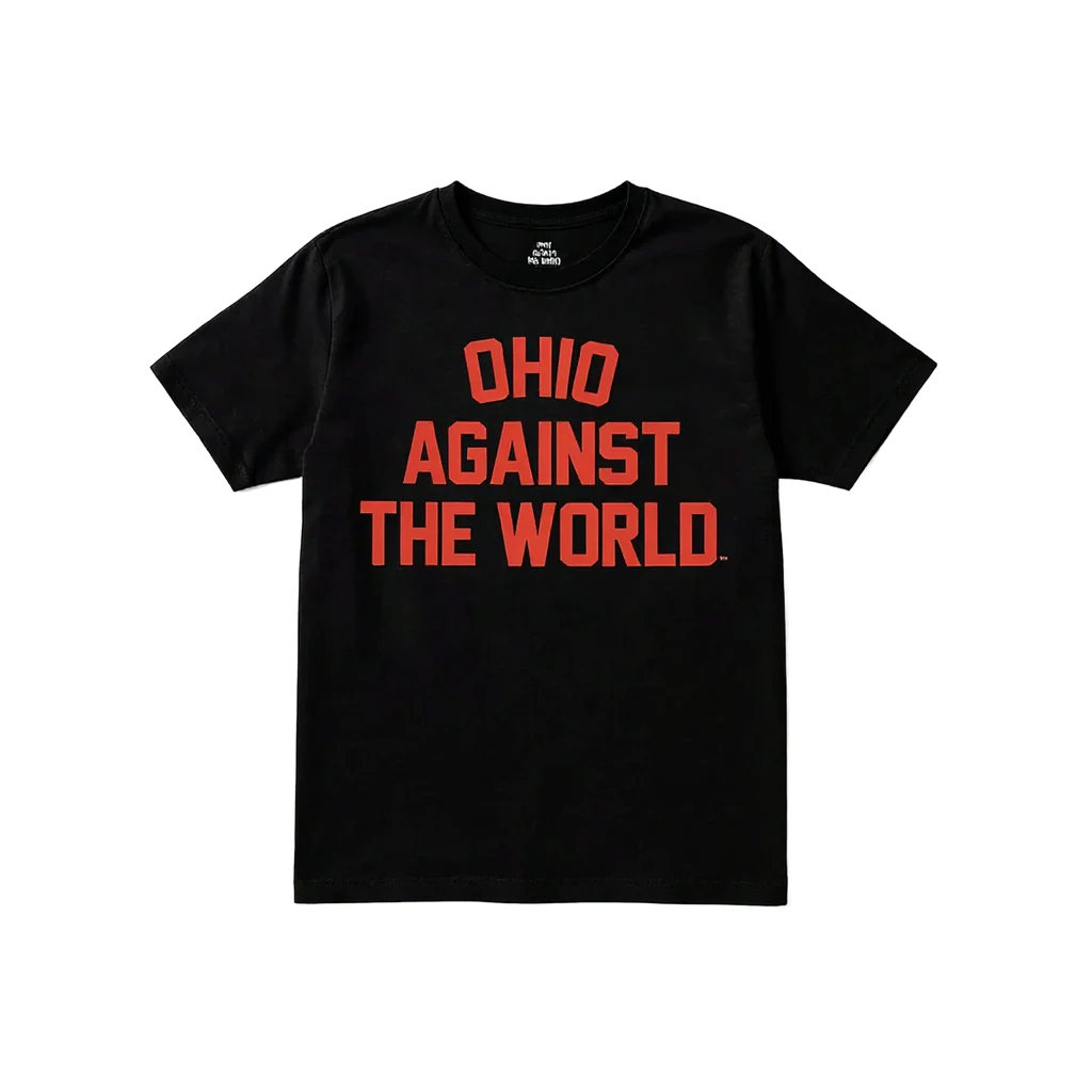 Black & Red Ohio Against The World Tee