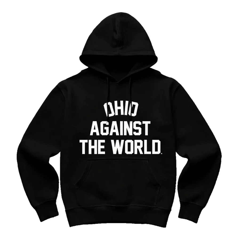 Black & White Ohio Against The World Hoody