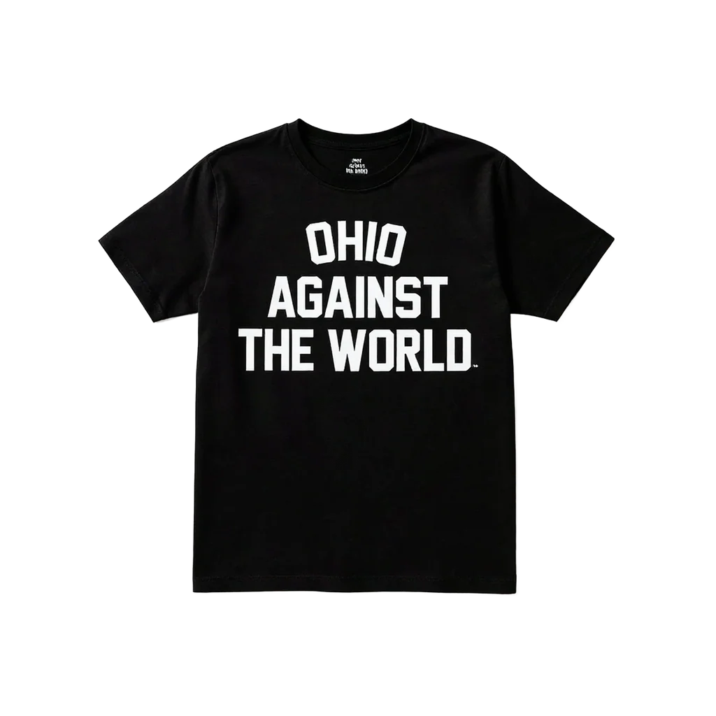 Black & White Ohio Against The World Tee