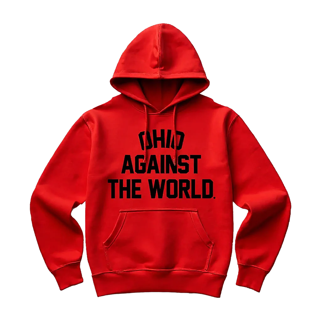 Red Ohio Against The World Hoodie